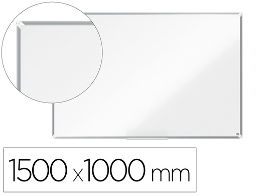 [1915158] PIZARRA BLANCA NOBO PREMIUM PLUS ACERO LACADO MAGNETICA 1500X1000 MM