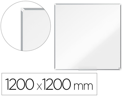 [1915157] PIZARRA BLANCA NOBO PREMIUM PLUS ACERO LACADO MAGNETICA 1200X1200 MM