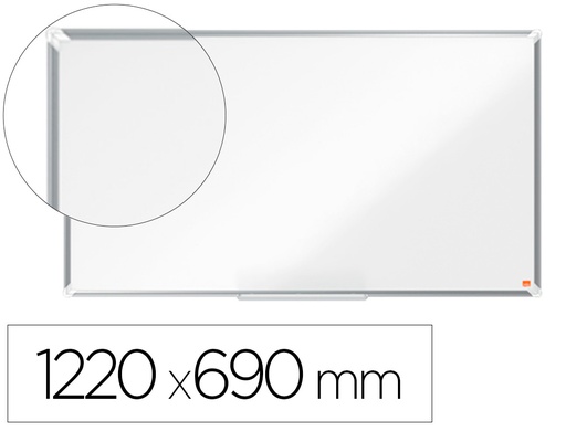 [1915372] PIZARRA BLANCA NOBO PREMIUM PLUS ACERO LACADO FORMATO PANORAMICO 55\" MAGNETICA 1220X690 MM