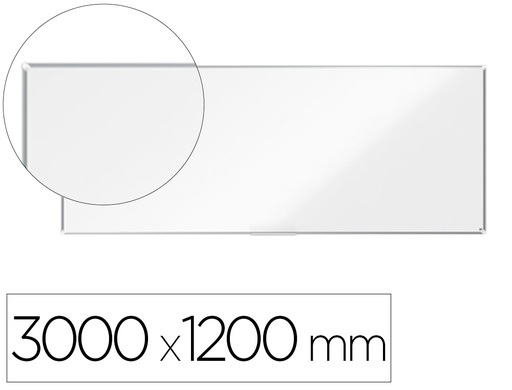 [1915153] PIZARRA BLANCA NOBO PREMIUM PLUS ACERO VITRIFICADO MAGNETICA 3000X1200 MM