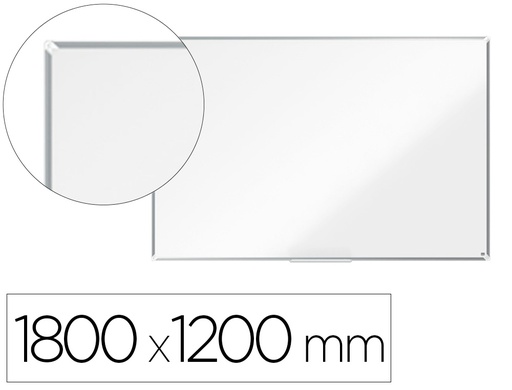 [1915149] PIZARRA BLANCA NOBO PREMIUM PLUS ACERO VITRIFICADO MAGNETICA 1800X1200 MM