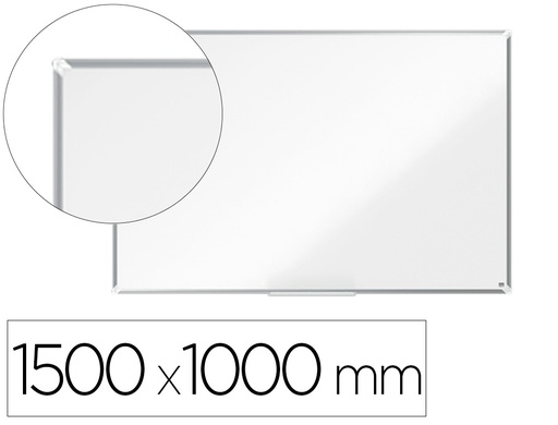 [1915146] PIZARRA BLANCA NOBO PREMIUM PLUS ACERO VITRIFICADO MAGNETICA 1500X1000 MM