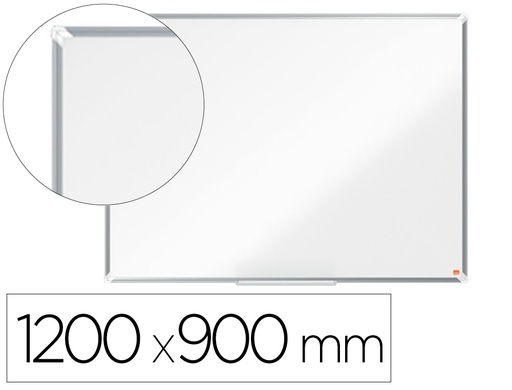 [1915145] PIZARRA BLANCA NOBO PREMIUM PLUS ACERO VITRIFICADO MAGNETICA 1200X900 MM