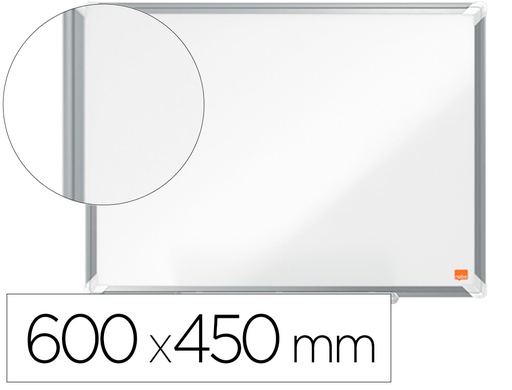 [1915143] PIZARRA BLANCA NOBO PREMIUM PLUS ACERO VITRIFICADO MAGNETICA 600X450 MM