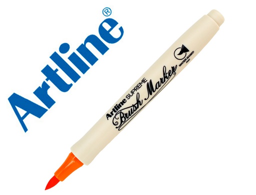 [EPFS F NA] ROTULADOR ARTLINE SUPREME BRUSH EPFS PINTURA BASE DE AGUA PUNTA TIPO PINCEL TRAZO FINO NARANJA