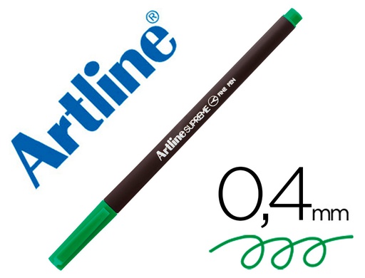 [EPFS200 VM] ROTULADOR ARTLINE SUPREME EPFS200 FINE LINER PUNTA DE FIBRA VERDE MANZANA 0,4 MM