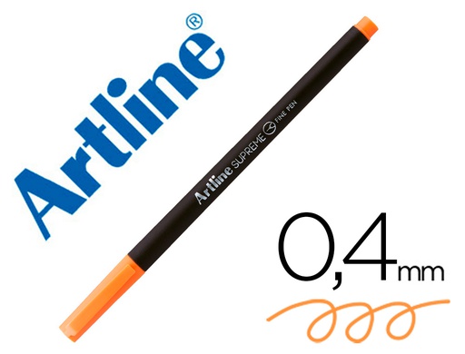 [EPFS200 NC] ROTULADOR ARTLINE SUPREME EPFS200 FINE LINER PUNTA DE FIBRA NARANJA CLARO 0,4 MM