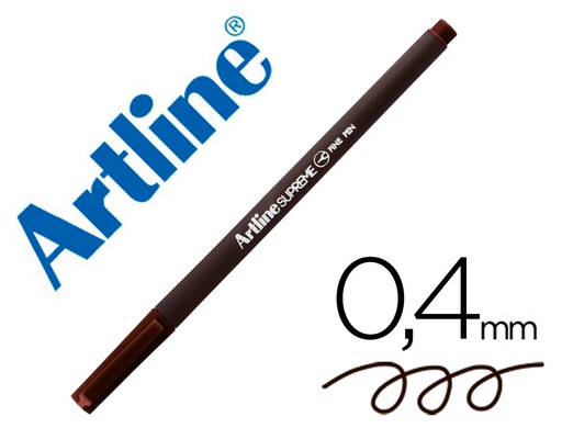 [EPFS200 MO] ROTULADOR ARTLINE SUPREME EPFS200 FINE LINER PUNTA DE FIBRA MARRON OSCURO 0,4 MM