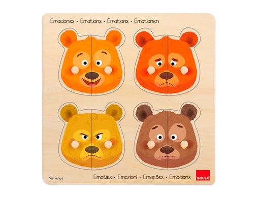 [54008] PUZLE GOULA EMOCIONES 8 PIEZAS