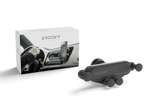 [GR-AVP-GRV] SOPORTE PARA MOVIL GROOVY COCHE GRAVITY COLOR NEGRO