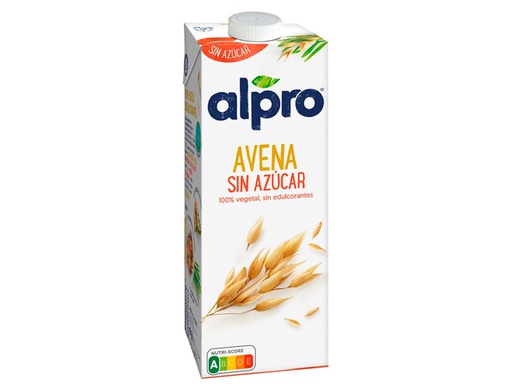 [182482] BEBIDA DE AVENA ALPRO 100% VEGETAL SIN AZUCAR CON CALCIO Y VITAMINAS BRIK DE 1 LITRO