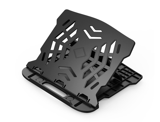 [KF14469] SOPORTE Q-CONNECT PARA PORTATIL HASTA 17\" AJUSTABLE 7 ANGULOS DIFERENTES COLOR NEGRO 260X280X60 MM