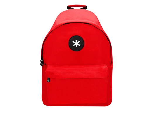 [TK41] CARTERA ANTARTIK MOCHILA CON ASA Y BOLSILLOS CON CREMALLERA COLOR ROJO 310X160X410 MM