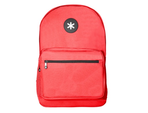 [TK40] CARTERA ANTARTIK MOCHILA CON ASA Y BOLSILLO FRONTAL CONCREMALLERA COLOR ROJO 320X140X430 MM