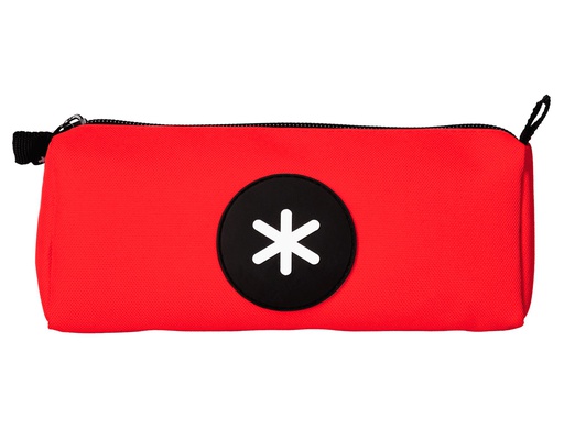 [TK38] BOLSO ESCOLAR PORTATODO ANTARTIK TRIANGULAR COLOR ROJO 210X70X80 MM