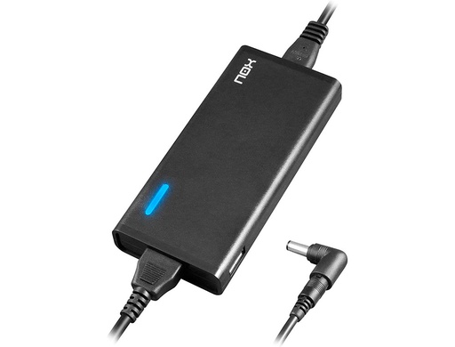 [NXPWR65NB] ADAPTADOR DE CORRIENTE NOX PARA PORTATIL 65W USB CON 10 CONECTORES