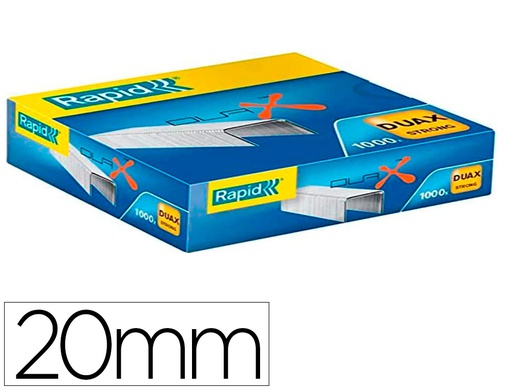 [21808300] GRAPAS RAPID DUAX STRONG CAJA DE 1000 UNIDADES