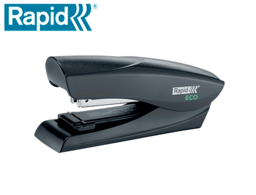 [24812701] GRAPADORA RAPID FASHION ECO PLASTICO 100% RECICLADO CAPACIDAD 25 HOJAS USA GRAPAS 24/6 Y 26/6 COLOR NEGRO