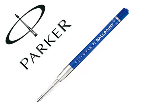 [2166550] RECAMBIO BOLIGRAFO PARKER ORIGINALS ECONOMICO AZUL PUNTA MEDIA