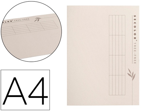 [3863111] SUBCARPETA CARTULINA TARIFOLD 100% ECOLOGICA 226 G/M2 DIN A4 COLOR CREMA PACK DE 10 UNIDADES