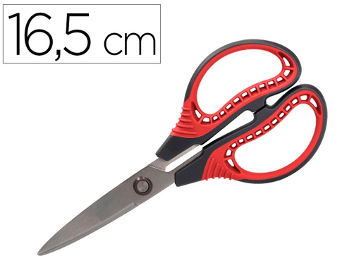 [TI14] TIJERA LIDERPAPEL TITANIO HOJA CURVA 16,5 CM FALICILIDAD CORTE Y DURABILIDAD INCLUYE FUNDA