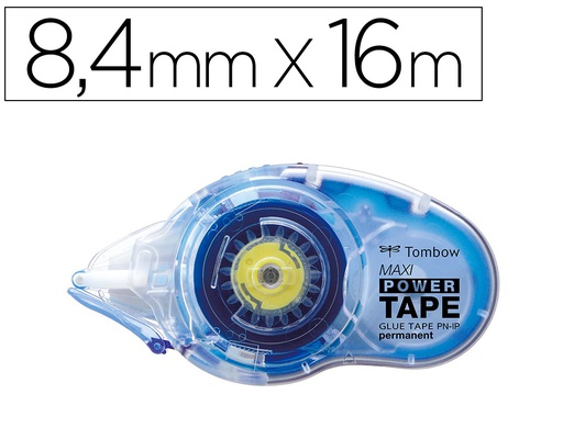 [PN-IP] CINTA ADHESIVA TOMBOW MAXI POWER TAPE PERMANENTE 16 MT X 8,4 MM