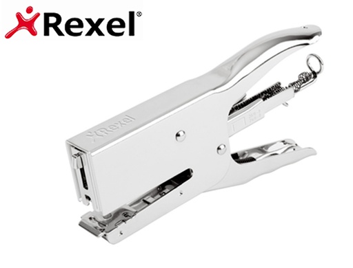 [2103700] GRAPADORA REXEL DE TENAZA OFFICE 56 METALICA CAPACIDAD 40 HOJAS USA GRAPAS 24/6-8 Y 26/6-8 CROMADA