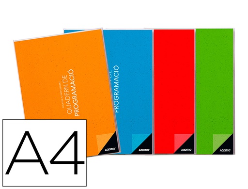 [P201] AGENDA DE PROGRAMACION ADDITIO A4 PLAN MENSUAL Y PROGRAMACION SEMANAL DEL CURSO EN CATALAN