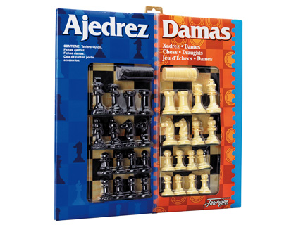 [130012246] AJEDREZ CON DAMAS TABLERO GRANDE 41X40X4,6 CM