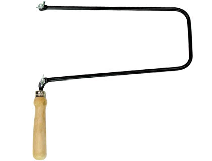 [D-13] ARCO DE SEGUETA GRANDE 265 MM DE CALADO MANGO DE MADERA