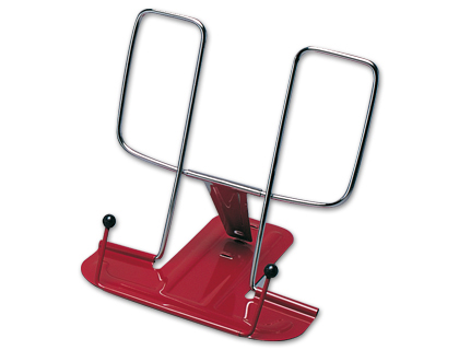 [AR01] ATRIL LIDERPAPEL BASE METALICA ANGULO AJUSTABLE SOPORTE PARTEPOSTERIOR 195X235 MM COLOR ROJO