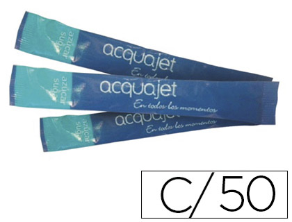 [20000122] AZUCAR BLANCA ACQUAJET CON PALETINA SOBRE DE 7 GR ENVASE DE 50 UNIDADES