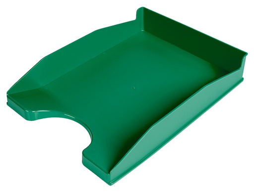 [KF04192] BANDEJA SOBREMESA PLASTICO Q-CONNECT VERDE OPACO 240X70X340 MM