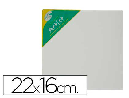 [4521201F] BASTIDOR ARTIST 1F LIENZO GRAPADO TRASERO ALGODON 100% 22X16 CM