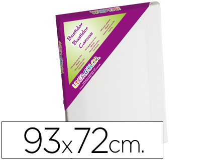 [A30208-30F] BASTIDOR LIDERCOLOR 30F LIENZO GRAPADO LATERAL ALGODON 100% MARCO PAWLONIA 1,8X3,8 CM BORDES MADERA 93X72 CM