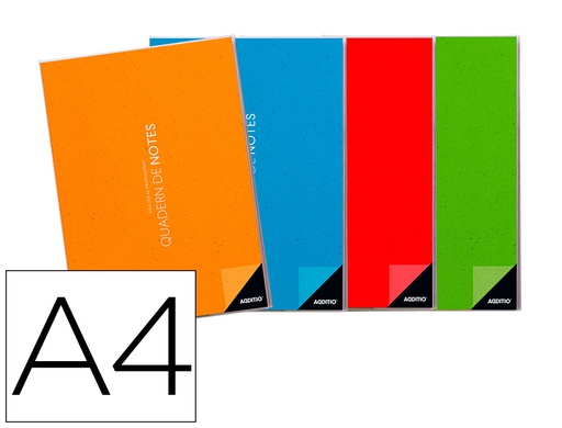 [P111] BLOC NOTAS ADDITIO A4 PLAN DE CURSO Y EVALUACION CONTINUA EN CATALAN