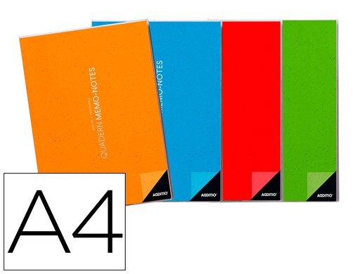 [P151] BLOC NOTAS MEMO ADDITIO A4 EVALUACION CONTINUA PLANIFICACION SEMANAL ACTIVIDADES EN CATALAN