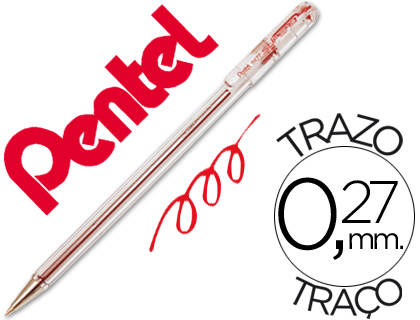 [BK-77 B] BOLIGRAFO PENTEL BK-77 B ROJO