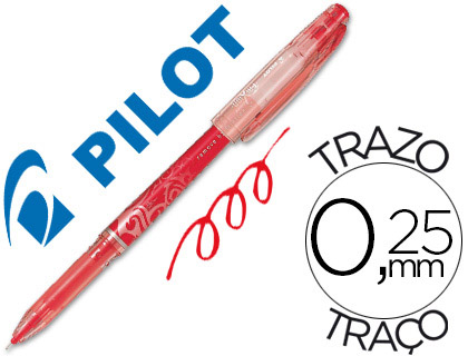 [NFPR] BOLIGRAFO PILOT FRIXION PUNTA DE AGUJA COLOR ROJO
