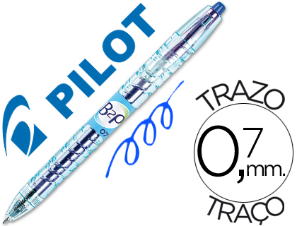 [NB2P7A] BOLIGRAFO PILOT GEL B2P AZUL