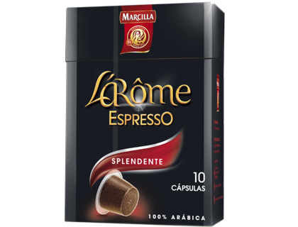 [67059] CAFE L'OR ESPRESSO SPLENDENTE FUERZA 7 CAJA DE 10 UNIDADES COMPATIBLE CON NESPRESSO