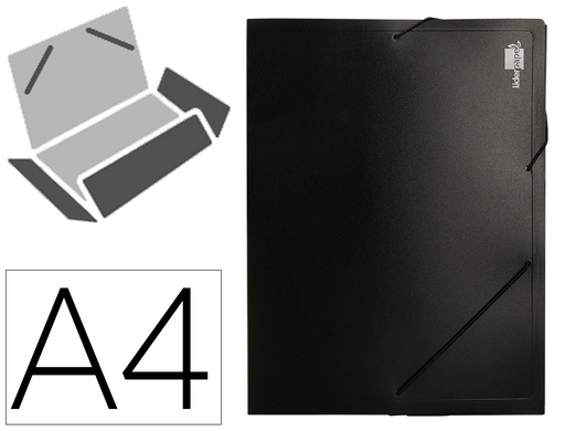 [036905 SS37] CARPETA LIDERPAPEL PORTADOCUMENTOS 36905 POLIPROPILENO DIN A4 NEGRA LOMO 50 MM