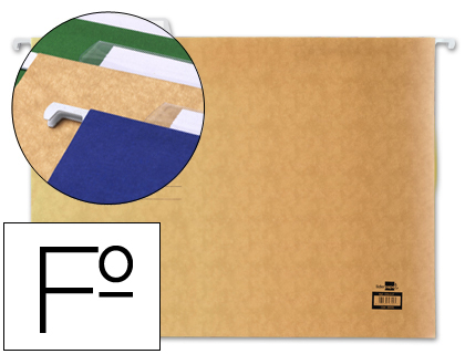 [SF01] CARPETA COLGANTE LIDERPAPEL FOLIO KRAFT