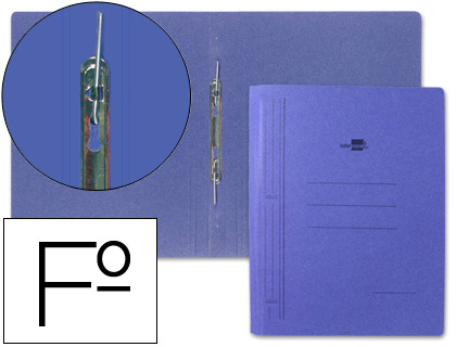 [GU01] CARPETA GUSANILLO LIDERPAPEL FOLIO CARTON AZUL