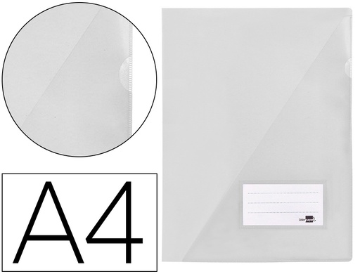[BL05] CARPETA LIDERPAPEL DOSSIER A4 UÑERO TRANSPARENTE