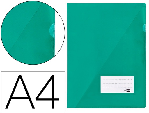 [BL06] CARPETA LIDERPAPEL DOSSIER A4 UÑERO VERDE