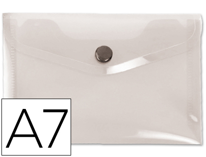 [DS42] CARPETA LIDERPAPEL DOSSIER BROCHE 44224 POLIPROPILENO DIN A7 COLOR TRANSPARENTE