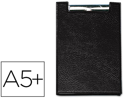 [160-NE] CARPETA SARO PLASTICO CON PINZA CUARTO COLOR NEGRO