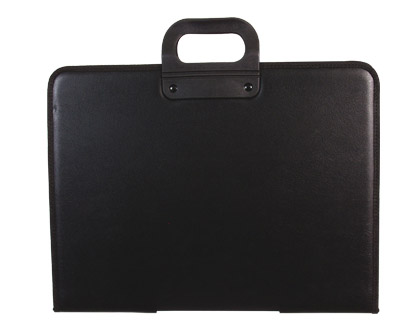 [KF00278] CARTERA PORTADOCUMENTOS Q-CONNECT NEGRA CON ASA CON CREMALLERA DIN A3 420X297 MM