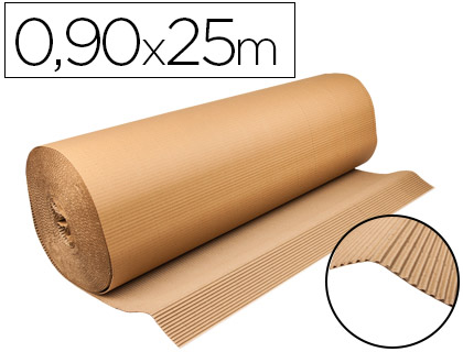 [KF16985] CARTON ONDULADO Q-CONNECT 0,90X25 M 250 G/M2 KRAFT